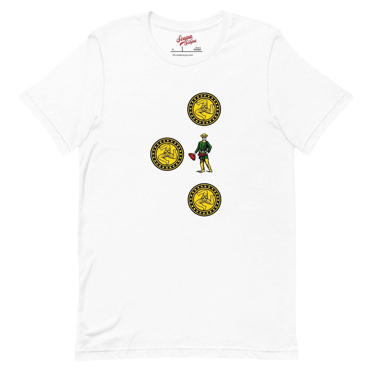 Sicilian Three of Coins Men's T-Shirt