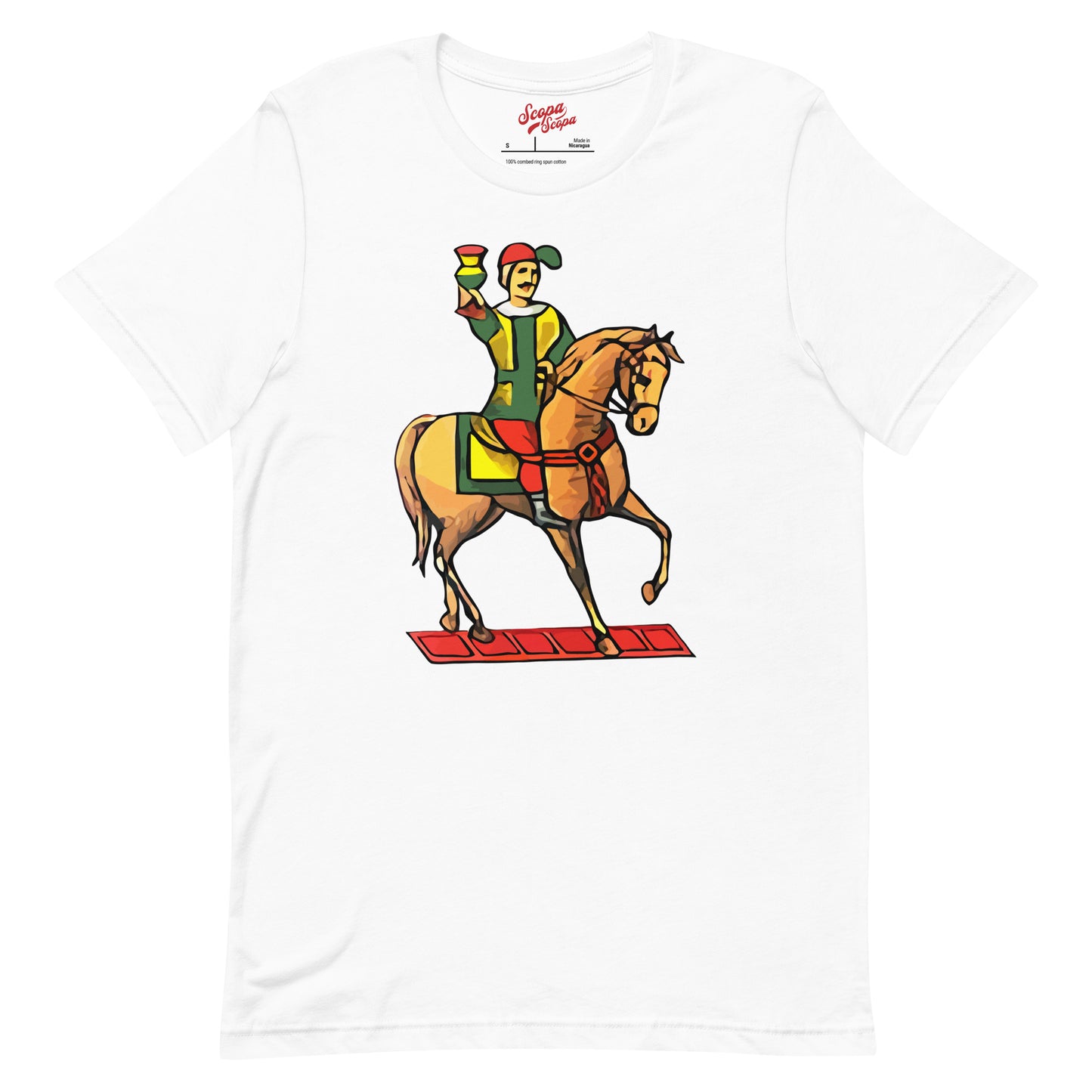 Vintage Italian Horse of Cups Men's T-Shirt