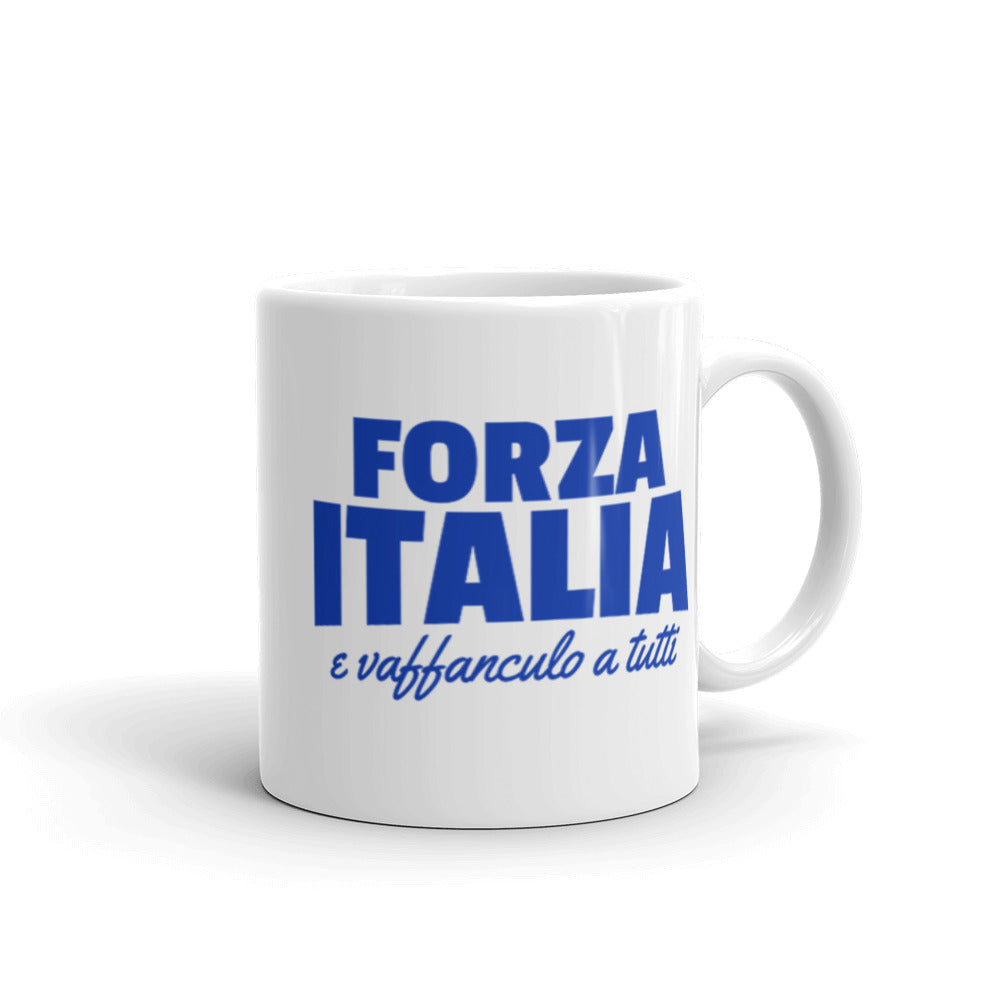 Forza Italia White glossy mug