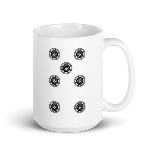 Sette Bello Silhouette Collection - White Glossy Mug