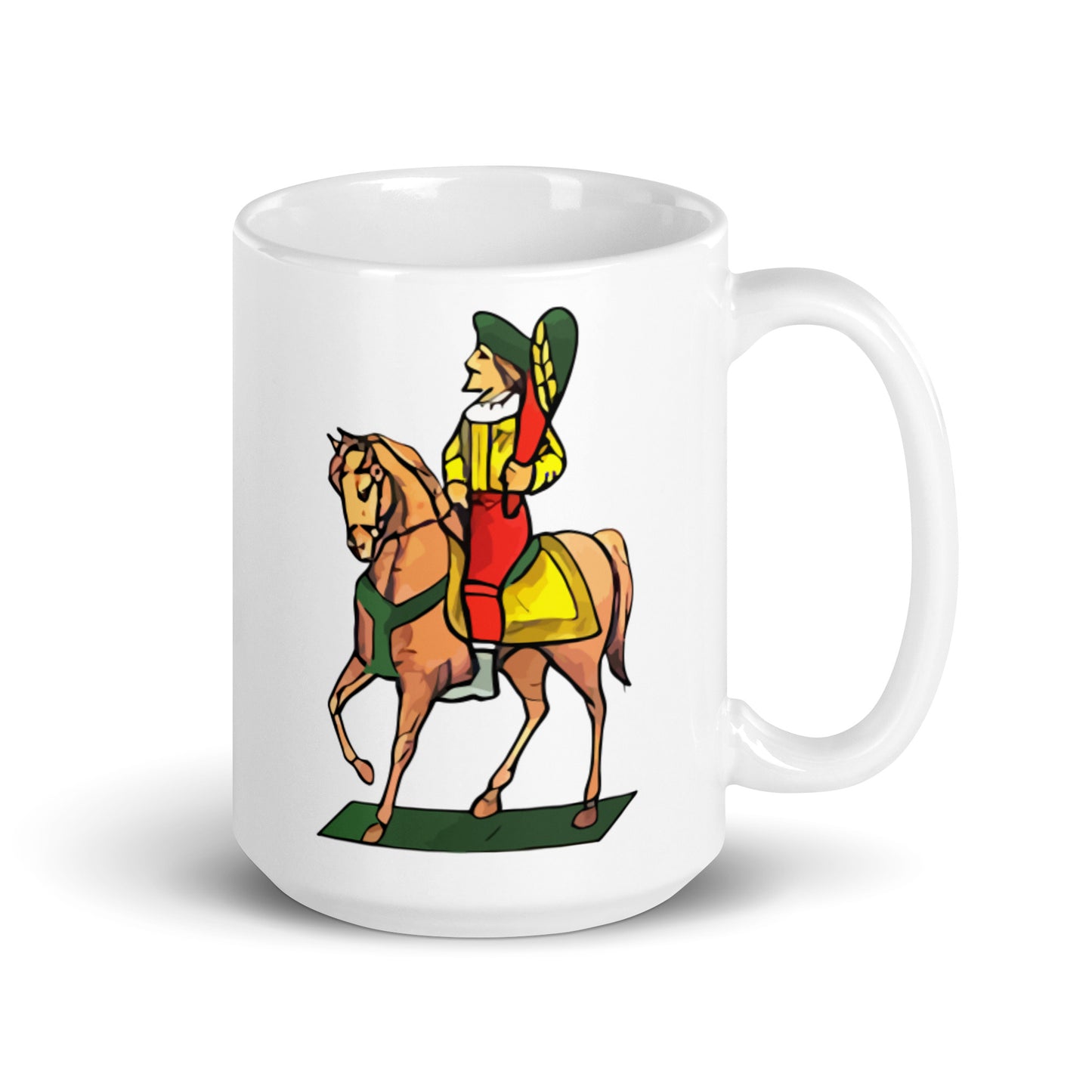 Il Cavaliere Di Bastoni Vintage Collection - White Glossy Mug